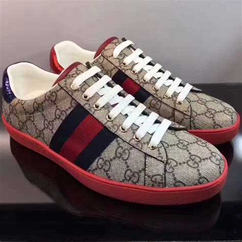 gucci worldwide sneaker|authentic Gucci sneakers for men.